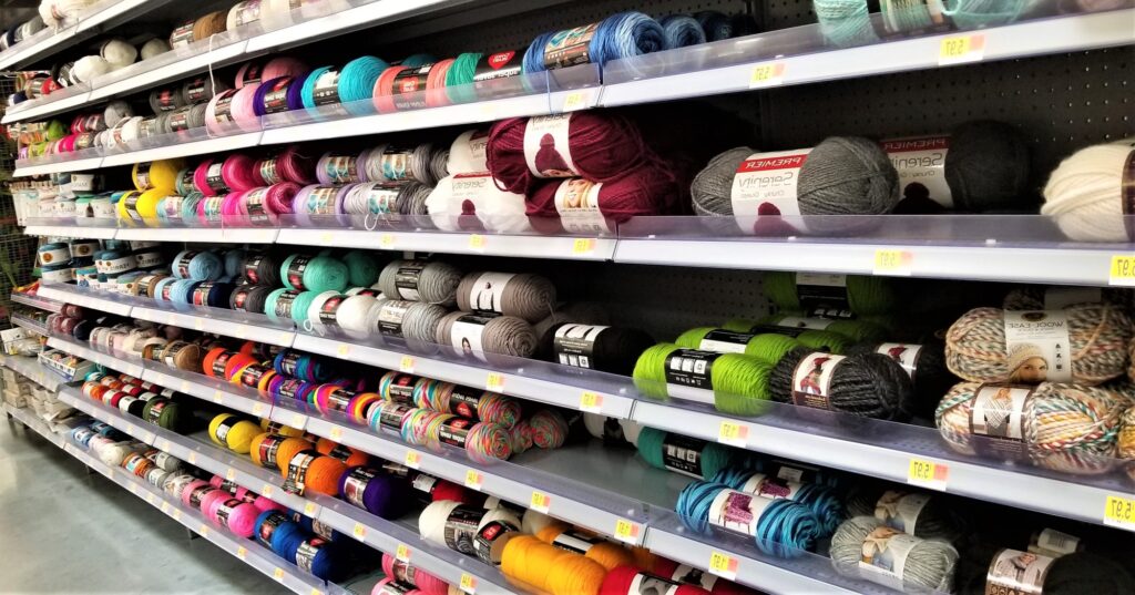 Retailing Shopping for Colorful Yarn!